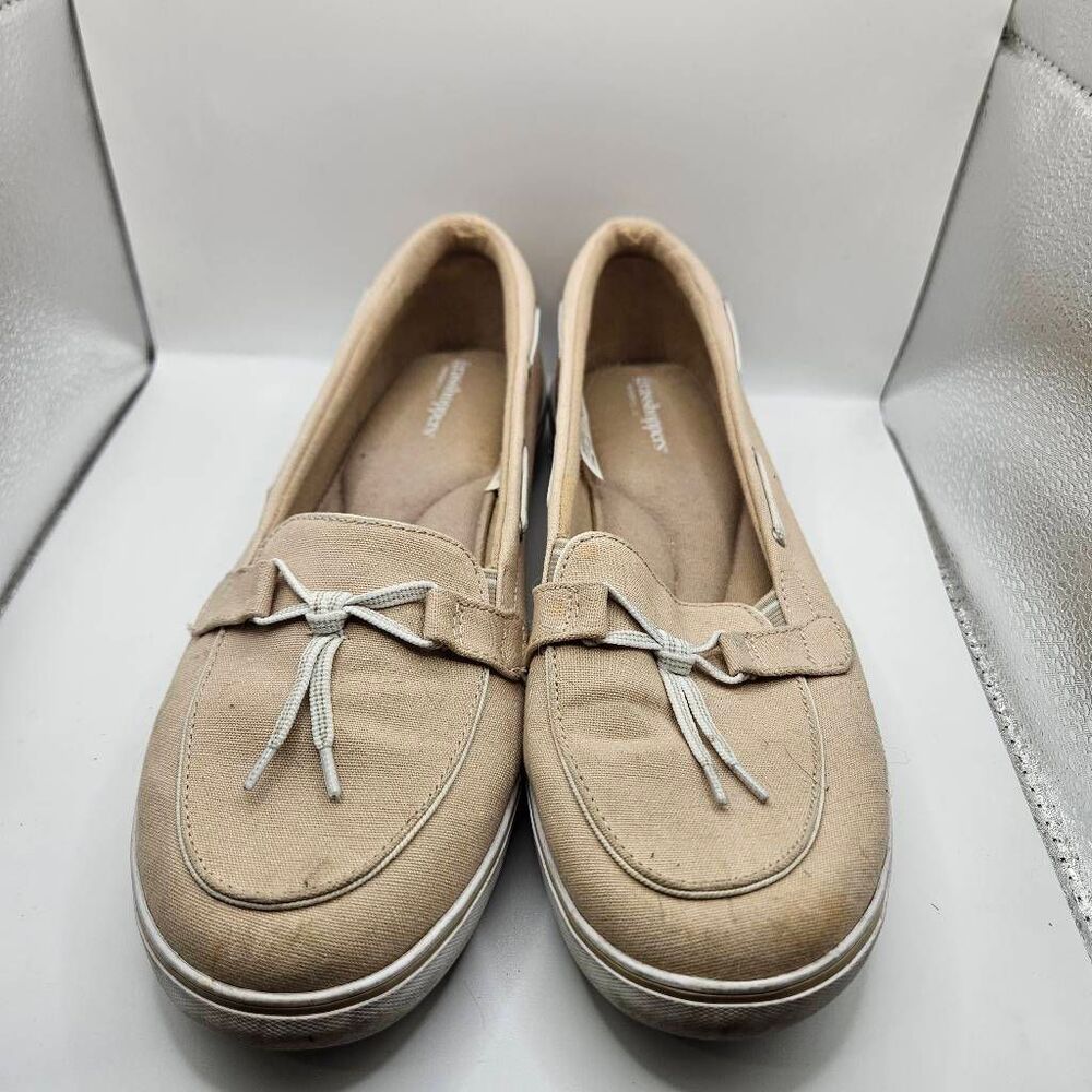 Grasshoppers Windsor Lace Stone Boat Shoes Womens Pink Comfort Size 9